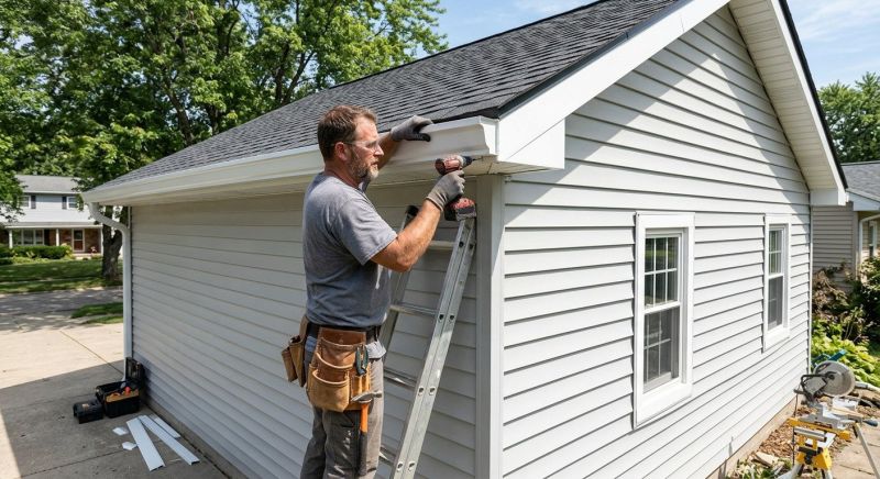 Aluminum Trim Installation in Olathe, KS