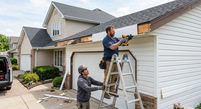 Garage Fascia Repair in Alpharetta, GA