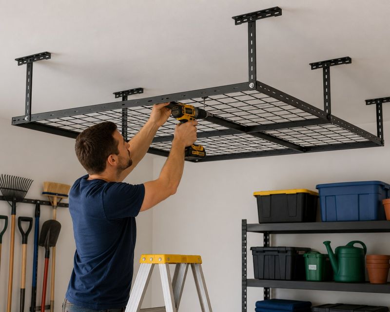 Garage Tool Rack Installation in Montgomery County, MD