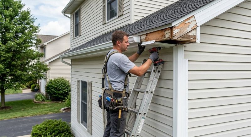 Soffit Damage Repair in Alpharetta, GA