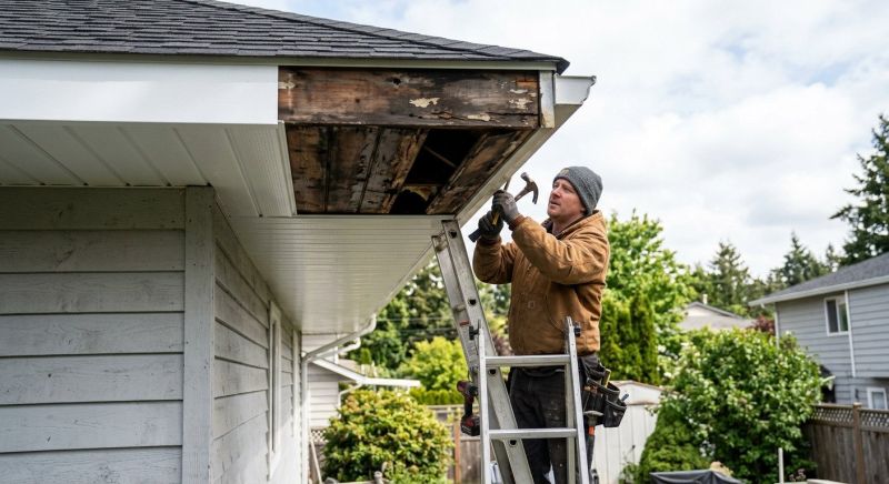 Wooden Eaves Repair in Conroe, TX